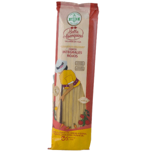 FIDEOS INTEGRALES ROJOS 450 gr.