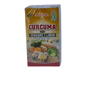 FILTRANTE CÚRCUMA CON JENGIBRE Y LIMÓN 25 sobres