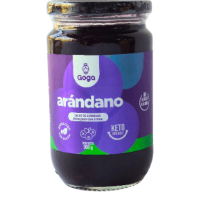MERMELADA DE ARANDANO CON STEVIA 300 gr.