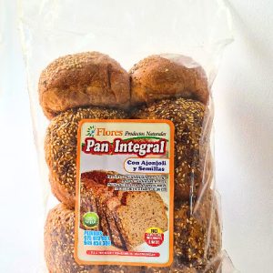 PAN INTEGRAL CON AJONJOLI Y SEMILLAS 10 u.